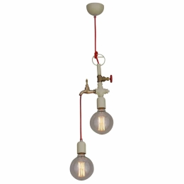 Φωτιστικό Οροφής Κρεμαστό HL-079T-2 77-2787 Hikari Beige  Homelighting Μέταλλο