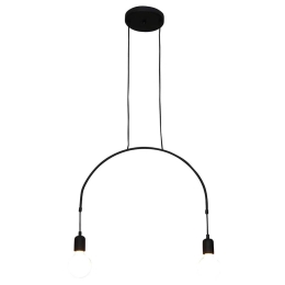 Φωτιστικό Οροφής Κρεμαστό Led HL-3527-2 77-3821 Everdina Black  Homelighting Μέταλλο