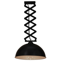 Φωτιστικό Οροφής Κρεμαστό HL-224S-1P50 Esperos Expanding Black Homelighting Μέταλλο
