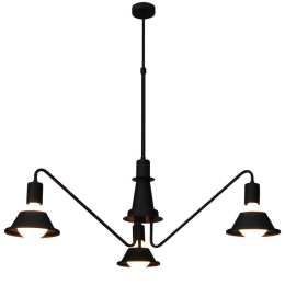 Φωτιστικό Οροφής Κρεμαστό Led HL-3521-3 77-3759 Emily Black  Homelighting Μέταλλο