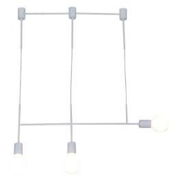 Φωτιστικό Οροφής Κρεμαστό Led HL-3526-3 77-3817 Megan White  Homelighting Μέταλλο