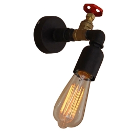 Φωτιστικό Τοίχου - Απλίκα HL-101-1W 77-2810 Momus Brown Rusty  Homelighting Μέταλλο