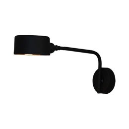 Φωτιστικό Τοίχου - Απλίκα HL-3535-1 77-3863 Roy Black  Homelighting Μέταλλο