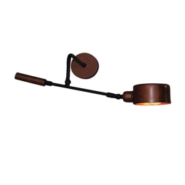 Φωτιστικό Τοίχου - Απλίκα HL-3538-1 L 77-3898 Wade Old Copper & Black  Homelighting Μέταλλο