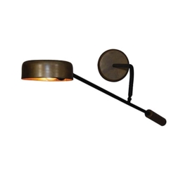 Φωτιστικό Τοίχου - Απλίκα HL-3538-1 L 77-3901 Wade Old Bronze  Homelighting Μέταλλο