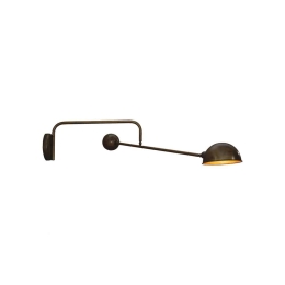 Φωτιστικό Τοίχου - Απλίκα HL-3539-1 L 77-3883 Oliver Old Bronze  Homelighting Μέταλλο