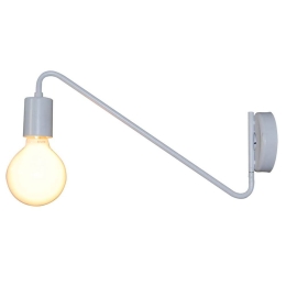 Φωτιστικό Τοίχου - Απλίκα HL-3549-1 77-3964 Mala White  Homelighting Μέταλλο