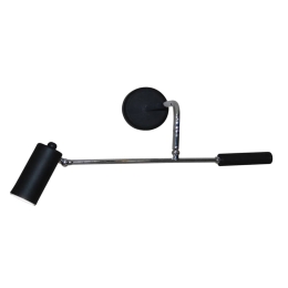Φωτιστικό Τοίχου - Απλίκα HL-3558-1 S 77-3905 Sherry Black & Nickel  Homelighting Μέταλλο