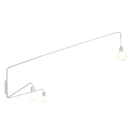 Φωτιστικό Τοίχου - Απλίκα HL-3591-3 77-4357 Mima White  Homelighting Μέταλλο