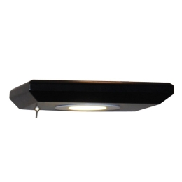 Φωτιστικό Τοίχου - Απλίκα HL-3596 1S 77-4162 Rowan Black Homelighting Μέταλλο,Ξύλο