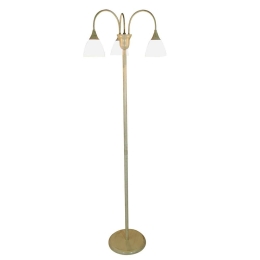 Φωτιστικό Δαπέδου 77-3244 1012-3F Kup Beige Homelighting Μέταλλο,Γυαλί