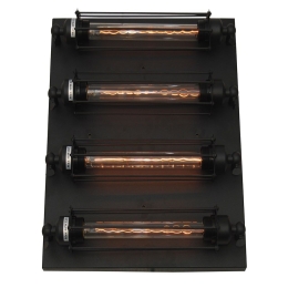 Φωτιστικό Οροφής - Πλαφονιέρα 77-2602 BD-0312-4 Toro Black Mat Homelighting Μέταλλο