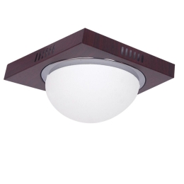Φωτιστικό Οροφής - Πλαφονιέρα 77-1836 3083F Φ34 Teco Wood-Chrome Homelighting Μέταλλο,Γυαλί