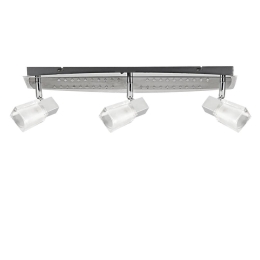 Φωτιστικό Οροφής Spot 77-1846 CK20151-3 Eco Spot Chrome Homelighting Μέταλλο,Γυαλί