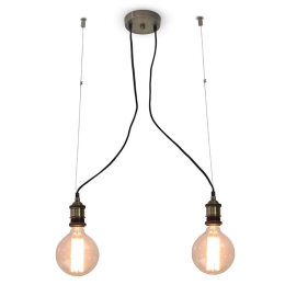 Φωτιστικό Οροφής 77-2167 KS2048P-13-2AB Magnum Bronze Homelighting Μέταλλο
