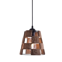 Φωτιστικό Οροφής 77-3617 Trumpet Junior Black Homelighting Σχοινί,Μέταλλο