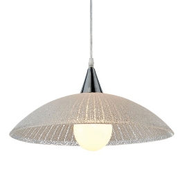 Φωτιστικό Οροφής 77-3652 SX400-1P Talin Glass Z4 Chrome Homelighting Γυαλί