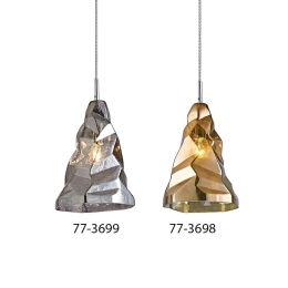 Φωτιστικό Οροφής 77-3699 SE4312-01 SM Luigi Smoky Glass Homelighting Γυαλί