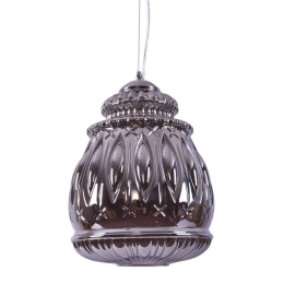 Φωτιστικό Οροφής 77-3746 SE4344-01b Roza Smoke Glass Homelighting Γυαλί
