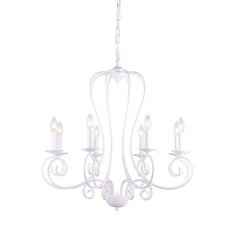 Φωτιστικό Οροφής 77-3659 C114-8 Laro White Mat Homelighting Μέταλλο
