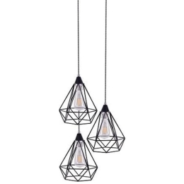 Φωτιστικό Οροφής 77-4347 SE148-19-3 Mila Black Homelighting Μέταλλο