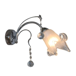 Φωτιστικό Τοίχου - Απλίκα 77-3363 1017-1W Memo Chrome Homelighting Μέταλλο,Γυαλί