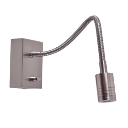 Φωτιστικό Τοίχου - Απλίκα 77-3522 SE 125-1A Elina Chrome Mat Homelighting Μέταλλο