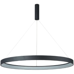 Φωτιστικό Οροφής 77-8140 Led Smart 100cm Amaya Black Homelighting Αλουμίνιο,Ακρυλικό