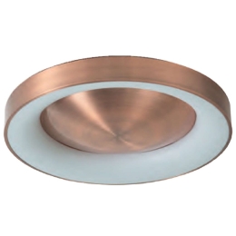 Φωτιστικό Οροφής - Πλαφονιέρα 77-8161 Led 60cm Amaya Copper Homelighting Αλουμίνιο,Ακρυλικό