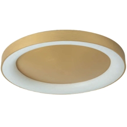 Φωτιστικό Οροφής - Πλαφονιέρα 77-8160 Led 80cm Amaya Brushed Gold Homelighting Αλουμίνιο,Ακρυλικό