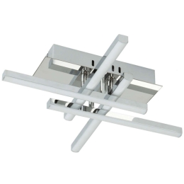 Φωτιστικό Οροφής - Πλαφονιέρα 77-8170 Led 40cm Recta Chrome Homelighting Αλουμίνιο,Ακρυλικό