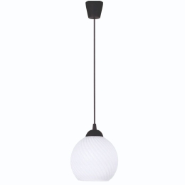 Φωτιστικό Οροφής Swirl 77-8197 1xE27 60W Black-White Homelighting Μέταλλο
