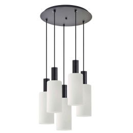 Φωτιστικό Οροφής Adept Tube 77-8566 40x40x300cm 5xE27 60W Black-White Homelighting