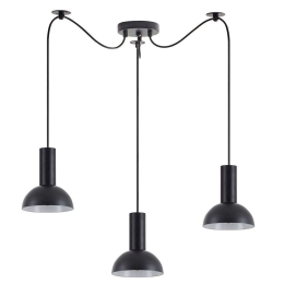 Φωτιστικό Οροφής Adept Tube 77-8556 40x40x300cm 3xE27 60W Black Homelighting