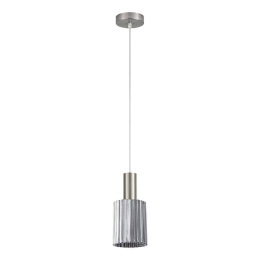 Φωτιστικό Οροφής Adept Tube 77-8392 12x12x300cm 1xE27 60W Nickel-Smoke Homelighting