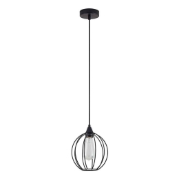 Φωτιστικό Οροφής Adept 77-8753 20x20x300cm 1xE27 60W Black Homelighting