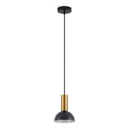 Φωτιστικό Οροφής Adept Tube 77-8645 15x15x300cm 1xE27 60W Black-Gold Homelighting
