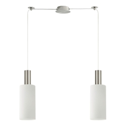 Φωτιστικό Οροφής Adept Tube 77-8473 2xE27 60W Nickel-White Homelighting
