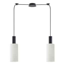 Φωτιστικό Οροφής Adept Tube 77-8564 50x12x300cm 2xE27 60W Black-White Homelighting