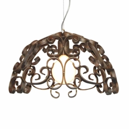 Φωτιστικό Οροφής Bale HL-3586-1PL 77-4040 45x45x100cm 1xE27 60W Rust Homelighting