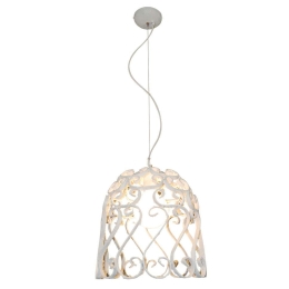 Φωτιστικό Οροφής Lewis HL-3586-1PΜ 77-4012 40x40x100cm 1xE27 60W White Homelighting