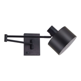 Φωτιστικό Τοίχου Adept 77-8383 10x59x10cm 1xE27 60W Black Homelighting