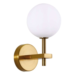 Φωτιστικό Τοίχου - Απλίκα Royale 77-8285 12x16x21cm 1xG9 40W Gold-White Homelighting