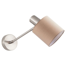 Φωτιστικό Τοίχου Adept 77-8330 14x29x24cm 1xE27 60W Nickel-Brown Homelighting