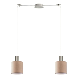 Φωτιστικό Οροφής Adept Tube 77-8431 70x15x300cm 2xE27 60W Nickel-Brown Homelighting