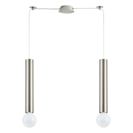 Φωτιστικό Οροφής Adept Tube 77-8661 30x11x300cm 2xE27 60W Nickel Homelighting
