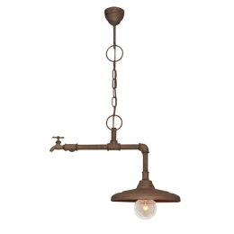 Φωτιστικό Οροφής Pipes HL-520-1 77-2250 59x39x85cm 1xE27 60W Beige Homelighting