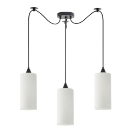 Φωτιστικό Οροφής Κρεμαστό Adept Tube 77-9001 12x300cm 3xE27 60W White Homelighting Κρύσταλλο,Γυαλί