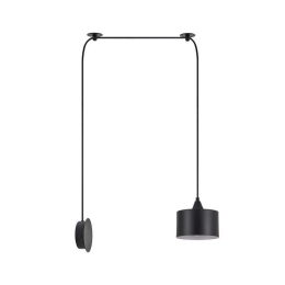 Φωτιστικό Οροφής 77-9035 50x14x300cm 1xE27 60W Black Homelighting