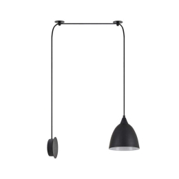 Φωτιστικό Οροφής 77-9043 50x16x300cm 1xE27 60W Black Homelighting